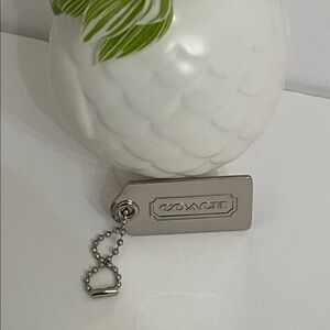 Coach Metal Hang Tag Keychain Bag Charm